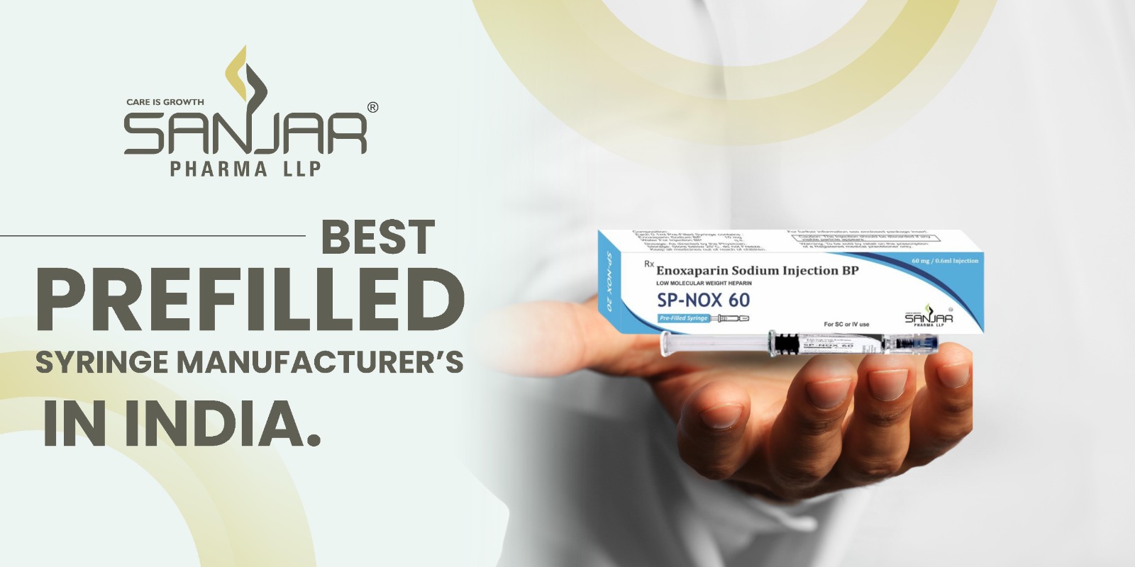Best prefilled syringes injection (PFS) manufacturers in India